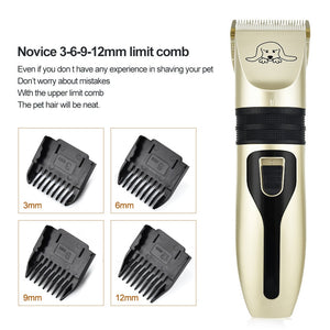 Dog home grooming and cordless clipper kit