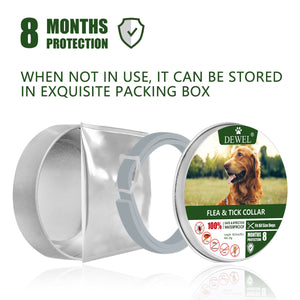 Dewel Anti Flea and Tick Collar - 8 Months of Protection